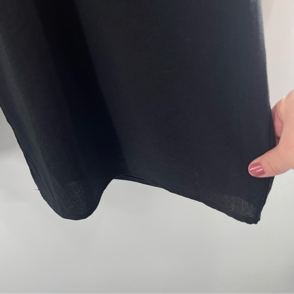 NWT L Love Paperbag Waist High Waist Black Cropped Pants Size Large - Picture 6 of 8